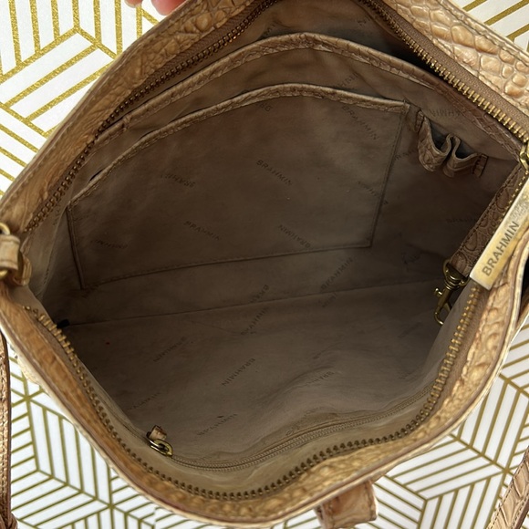 BRAHMIN Crème Crossbody Bag with Adjustable Strap - Picture 14 of 16